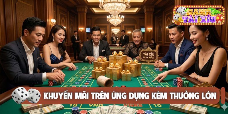 Khuyến mãi trên ứng dụng kèm thưởng lớn