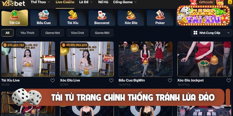 Tải từ trang chính thống tránh lừa đảo